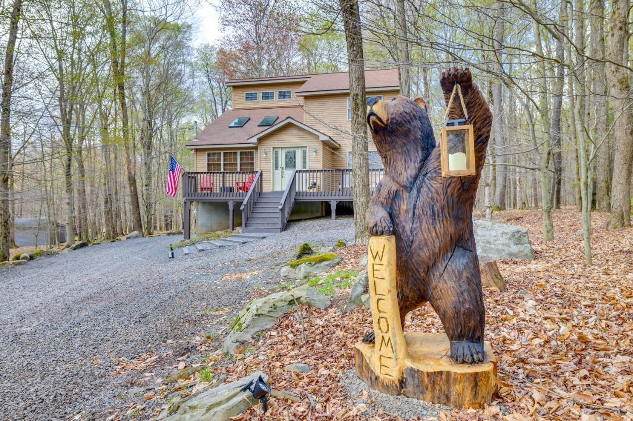 Cozy Big Bass Lake Home With Hot Tub And Game Room! Gouldsboro Екстериор снимка