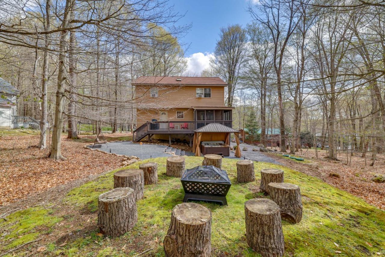 Cozy Big Bass Lake Home With Hot Tub And Game Room! Gouldsboro Екстериор снимка
